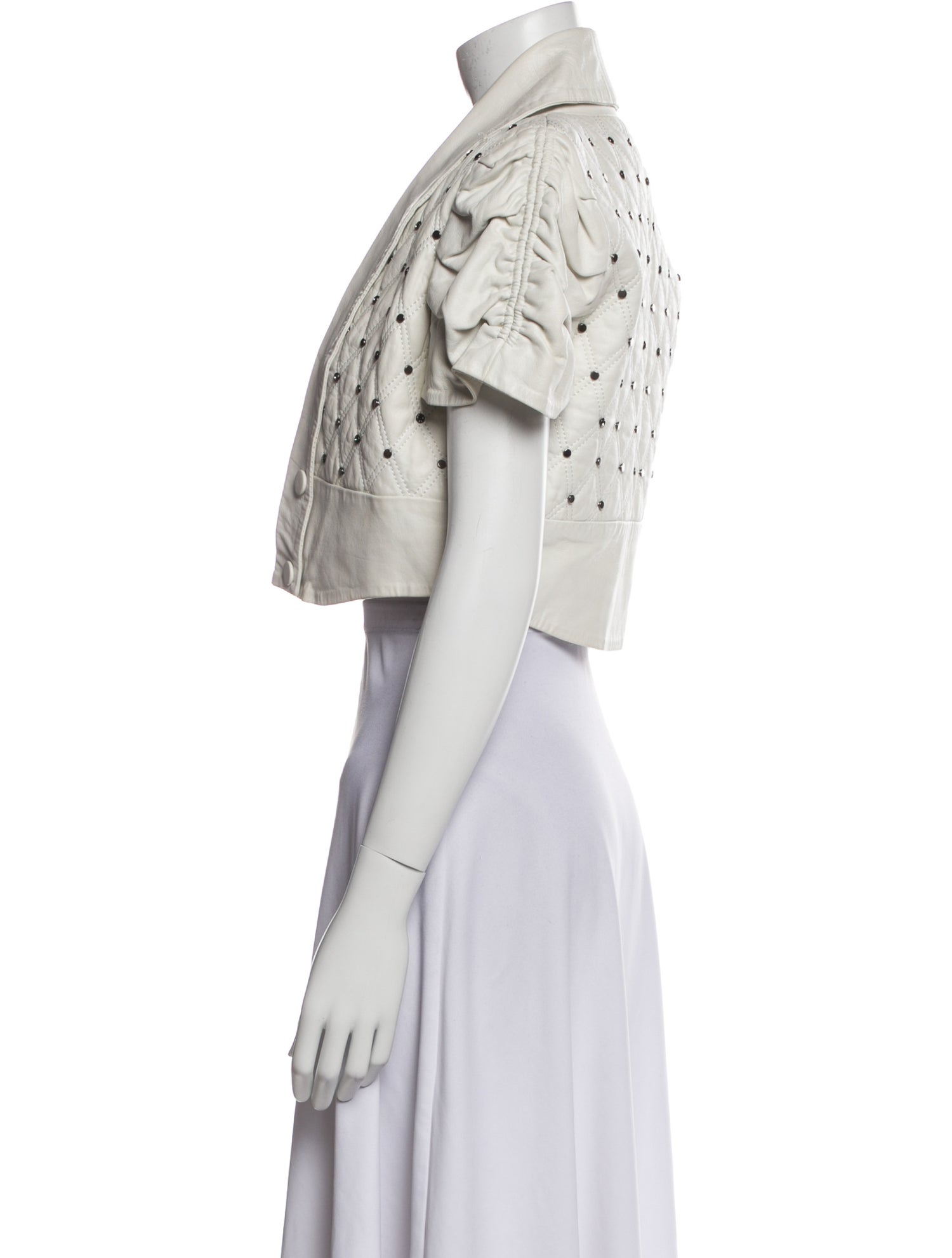 Andrea Bogosian Leather Bolero