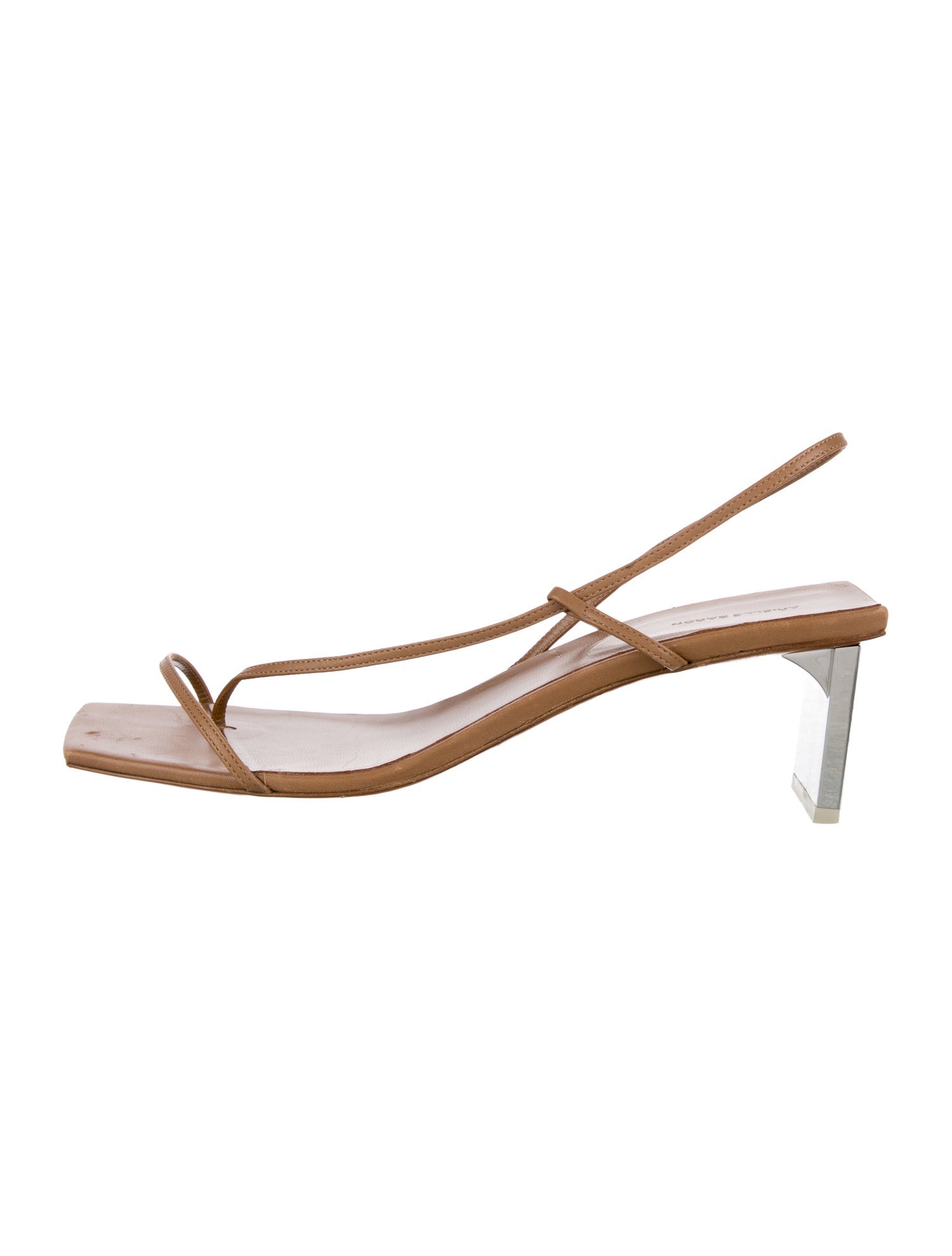 Arielle Baron Leather Slingback Sandals
