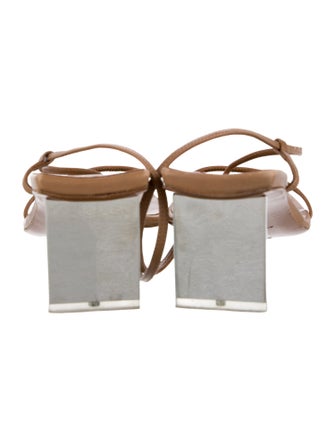 Arielle Baron Leather Slingback Sandals