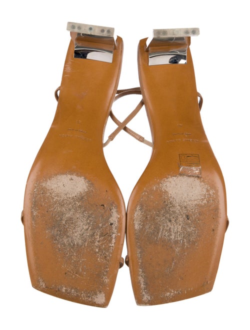 Arielle Baron Leather Slingback Sandals
