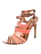 Antonio Berardi x Rupert Sanderson Patent Leather Gladiator Sandals