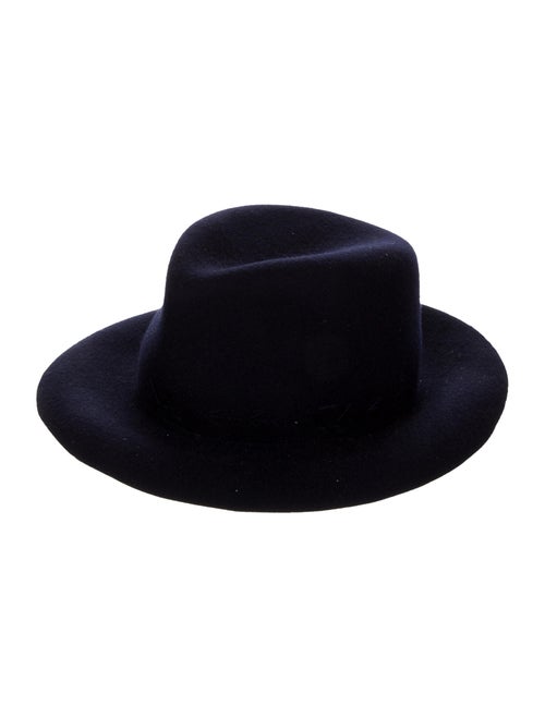 Albertus Swanepoel Felt Embroidered Fedora navy