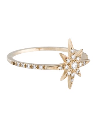 Anaconda 18K Diamond Star Cocktail Ring