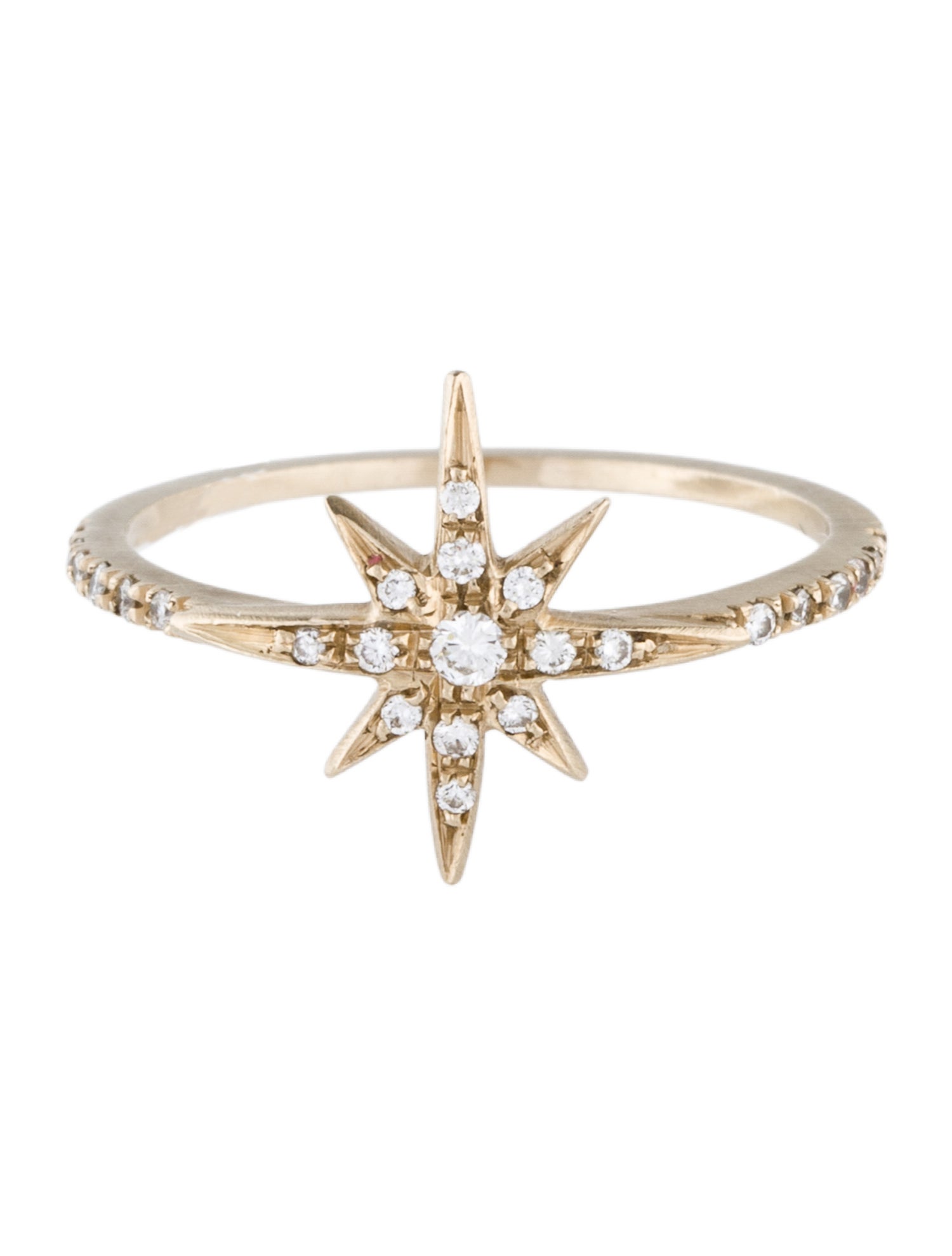 Anaconda 18K Diamond Star Cocktail Ring