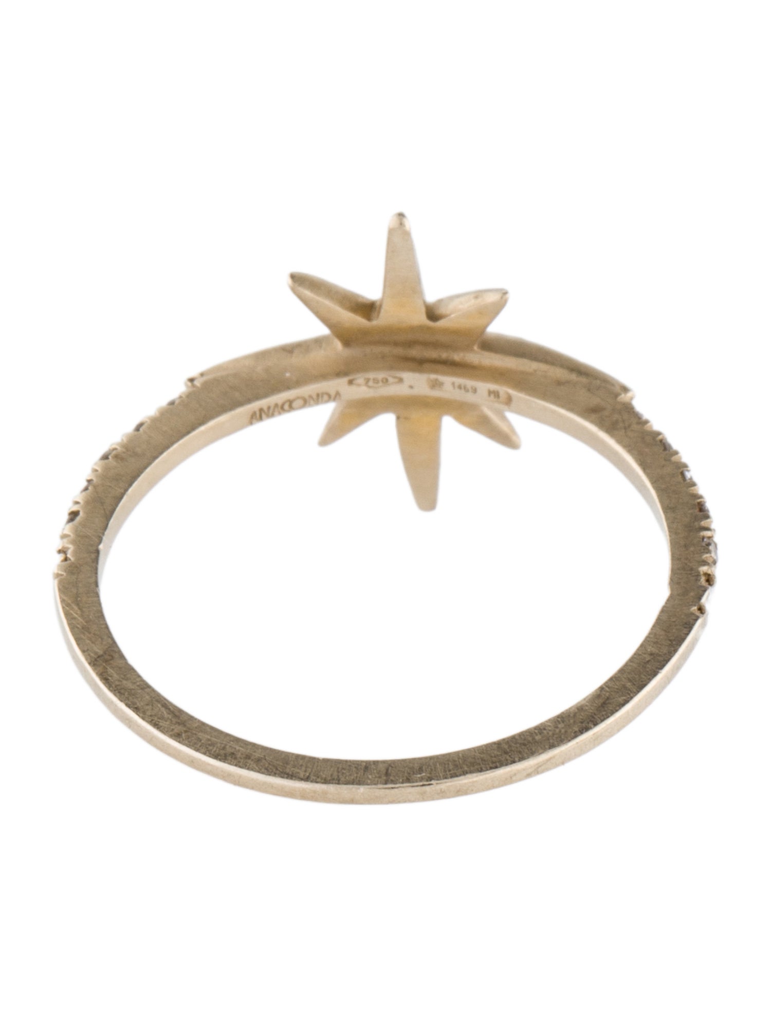 Anaconda 18K Diamond Star Cocktail Ring
