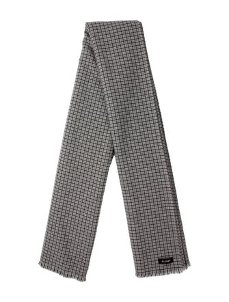 Alonpi Cashmere Cashmere Houndstooth Print Scarf