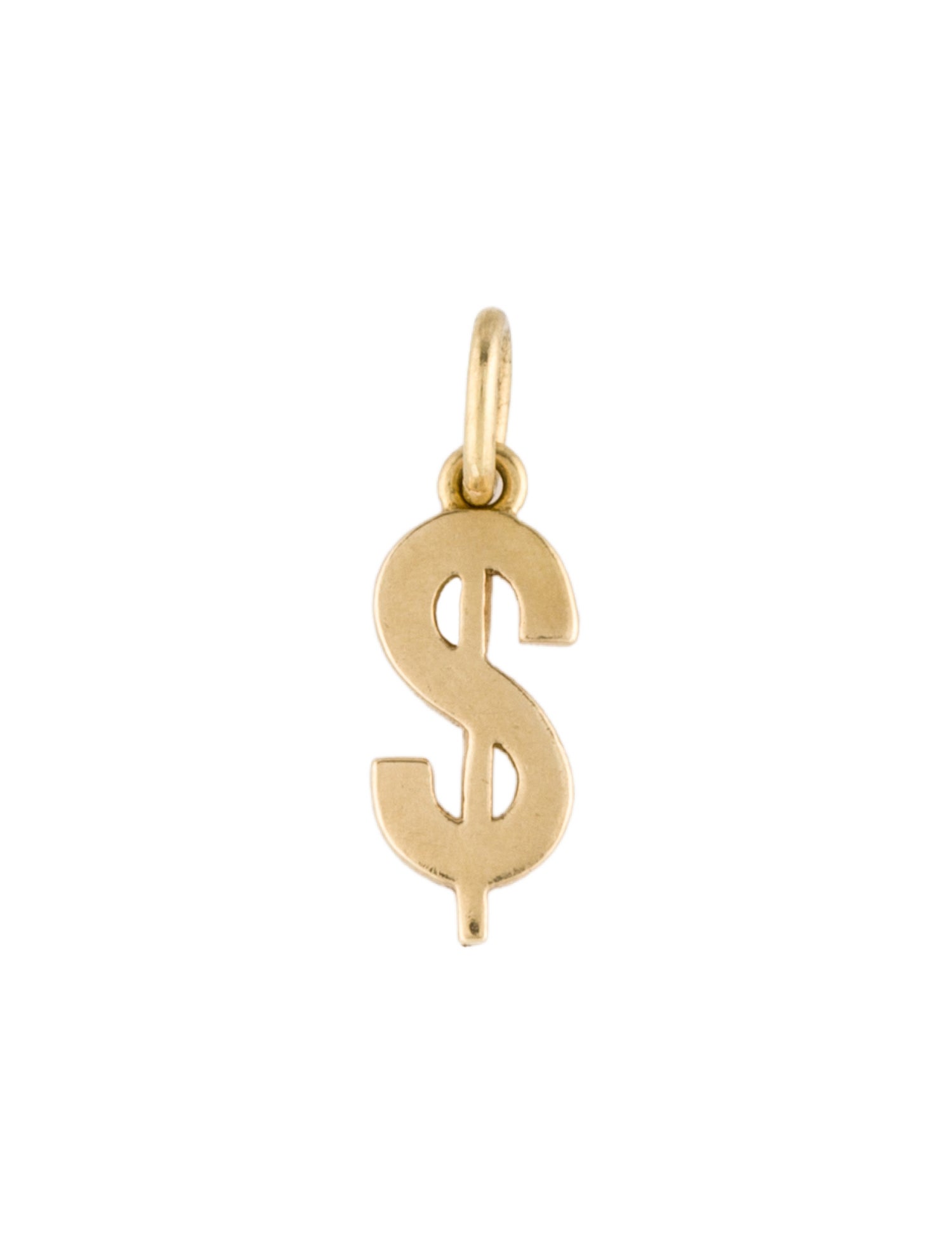 Aldo Cipullo Vintage 18K Dollar Sign Pendant