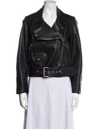 Acne Studios Goat Leather Biker Jacket