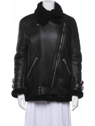 Acne Studios Shearling Biker Jacket