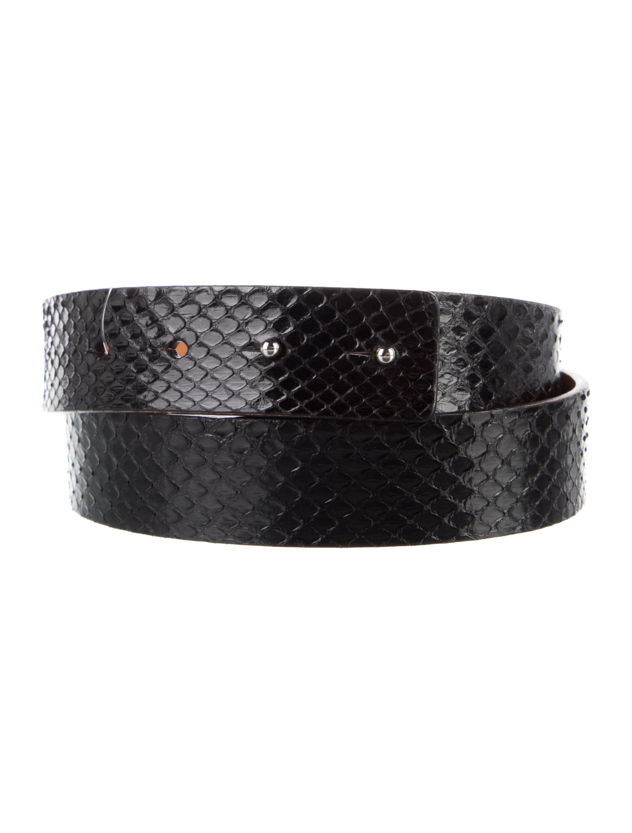 Acne Studios Skinny Water Snake Belt Kit