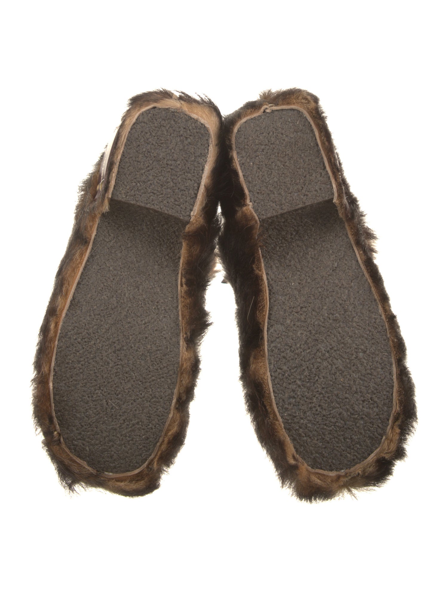 Acne Studios Faux Fur Animal Print Boots - Brown Boots, Shoes