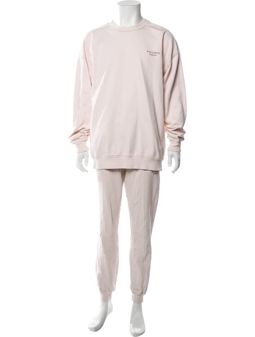 Acne Studios Graphic Print Embroidered Accent Lounge Set