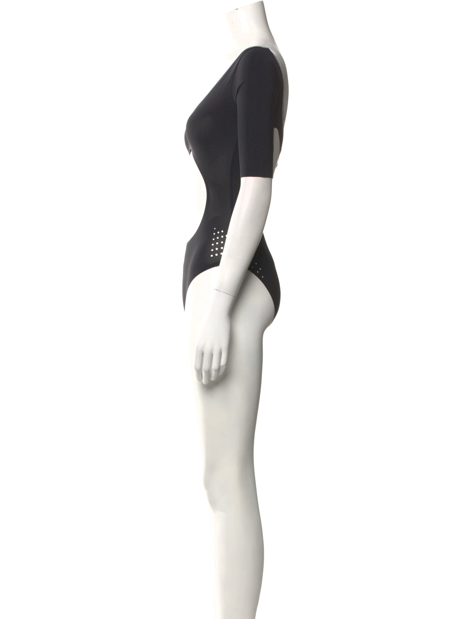 Acne Studios V-Neck Short Sleeve Bodysuit