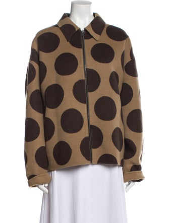Acne Studios Polka Dot Print Jacket
