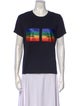 Acne Studios Graphic Print Crew Neck T-Shirt