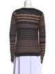 Acne Studios Striped Scoop Neck Sweater