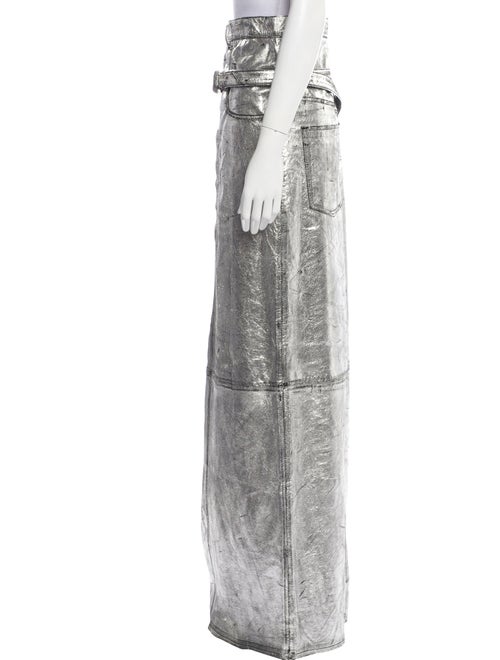 Acne Studios Lamb Leather Long Skirt