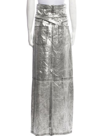 Acne Studios Lamb Leather Long Skirt