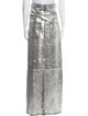 Acne Studios Lamb Leather Long Skirt