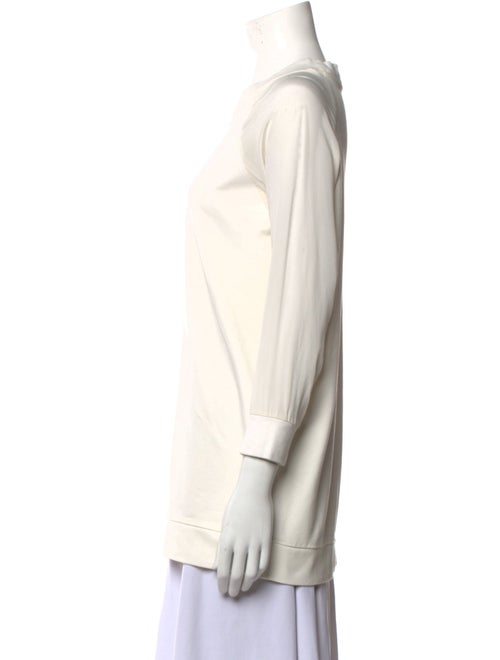 Acne Studios Crew Neck Three-Quarter Sleeve Sweatshirt