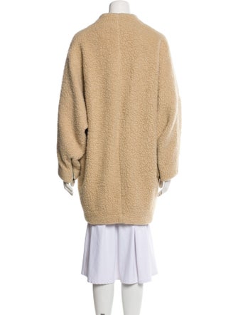 Acne Studios Wool Faux Fur Coat