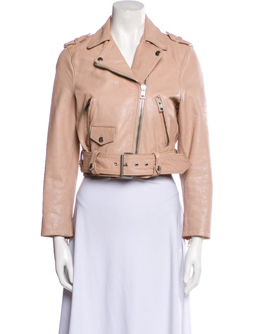 Acne Studios Goat Leather Biker Jacket