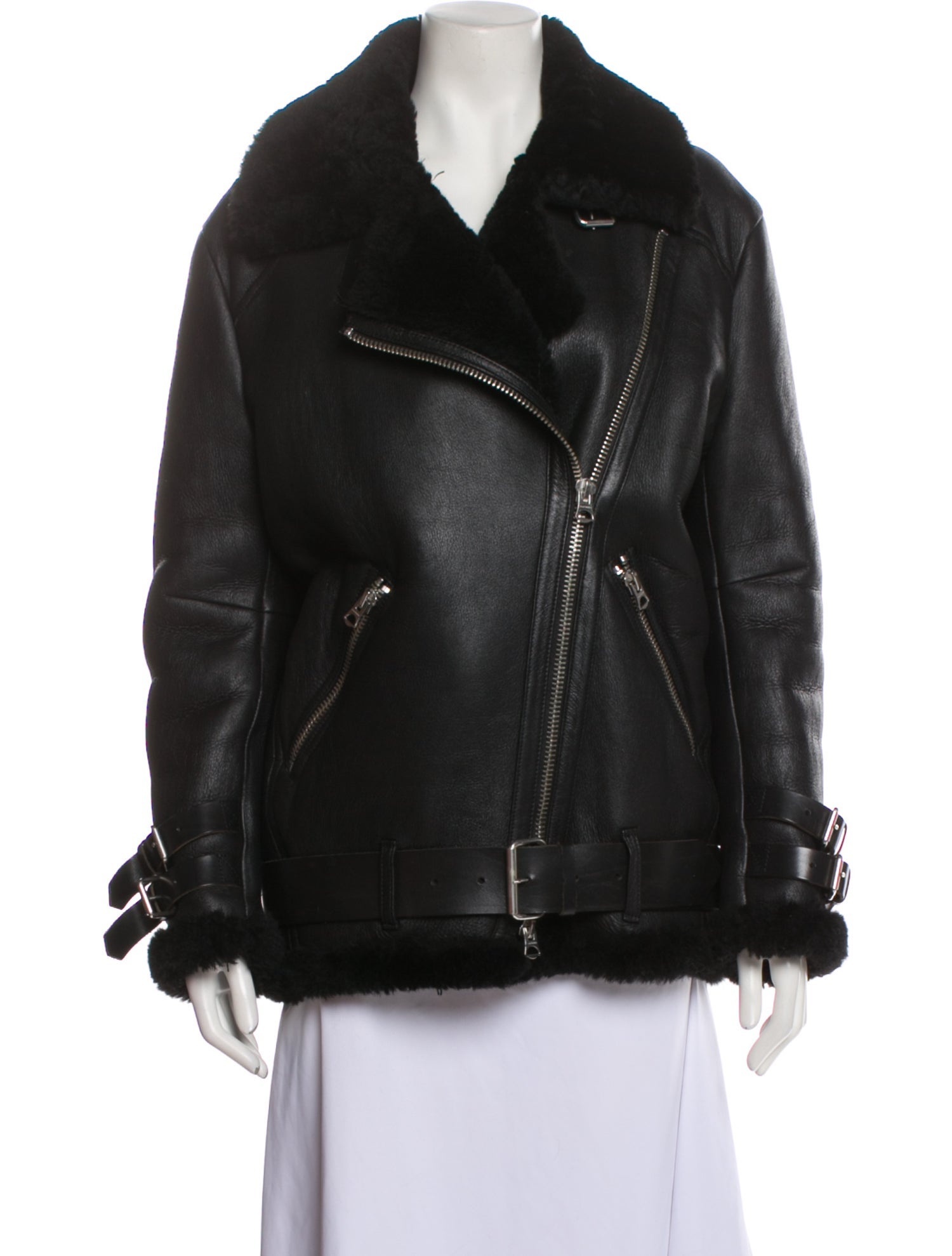 Acne Studios Shearling Fur Jacket