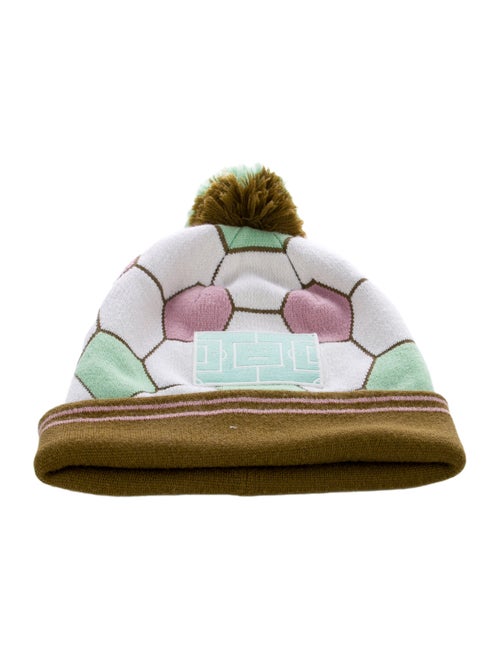 Acne Studios Pattern Print Knit Beanie