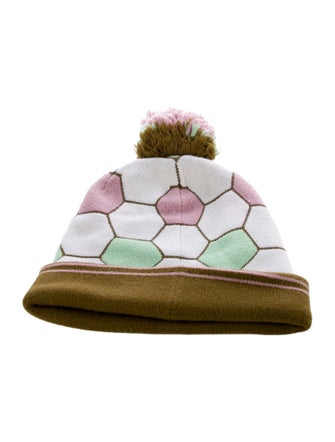 Acne Studios Pattern Print Knit Beanie