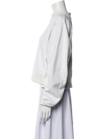 Acne Studios Mock Neck Long Sleeve Sweatshirt