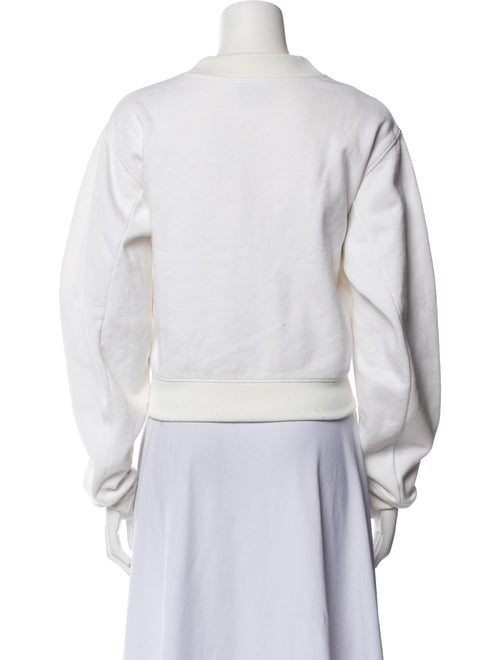 Acne Studios Mock Neck Long Sleeve Sweatshirt