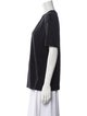 Acne Studios V-Neck Short Sleeve T-Shirt