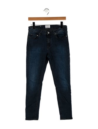 Acne Studios Mid-Rise Skinny Leg Jeans