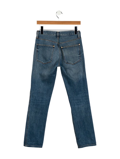 Acne Studios Mid-Rise Straight Leg Jeans