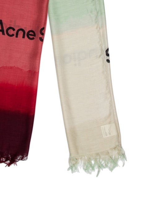 Acne Studios Cashmere Striped Scarf