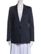 Acne Studios Linen Striped Blazer