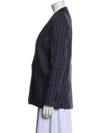 Acne Studios Linen Striped Blazer
