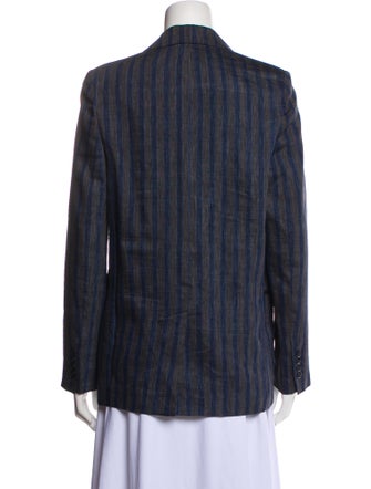 Acne Studios Linen Striped Blazer