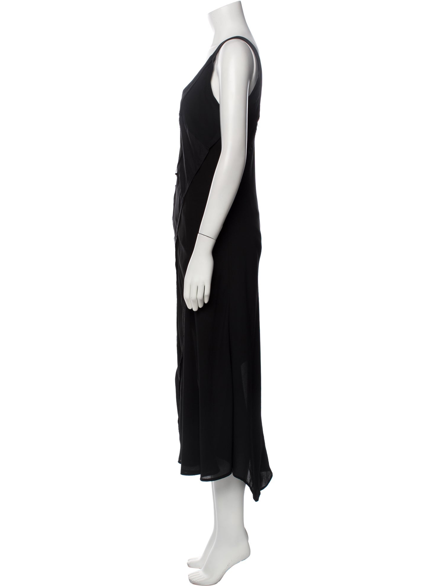 Acne Studios Scoop Neck Long Dress
