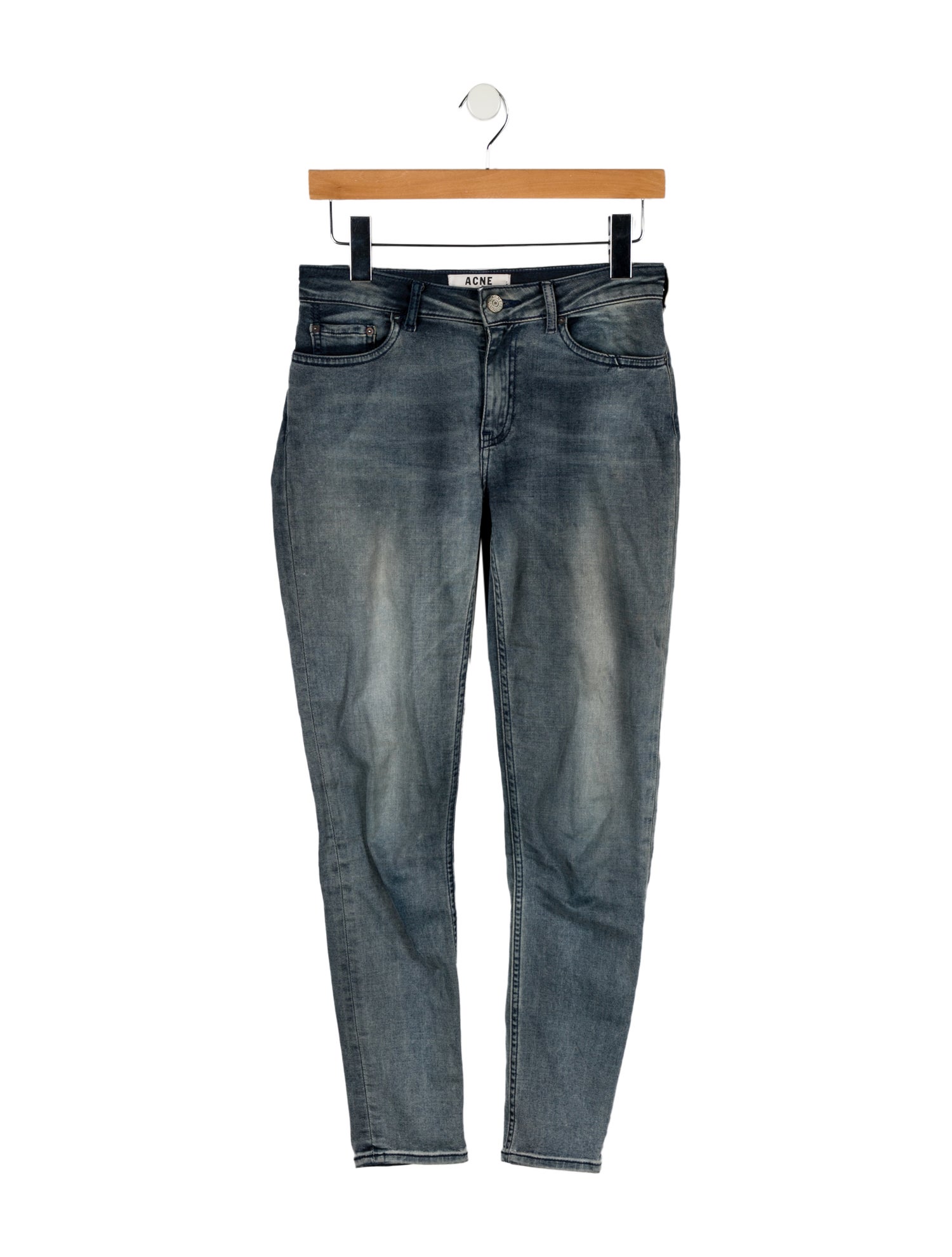 Acne Studios Mid-Rise Skinny Leg Jeans