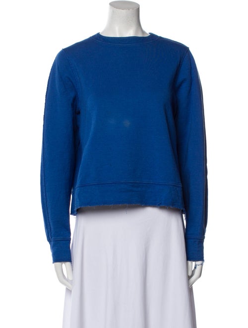 Acne Studios Bateau Neckline Long Sleeve Sweatshirt