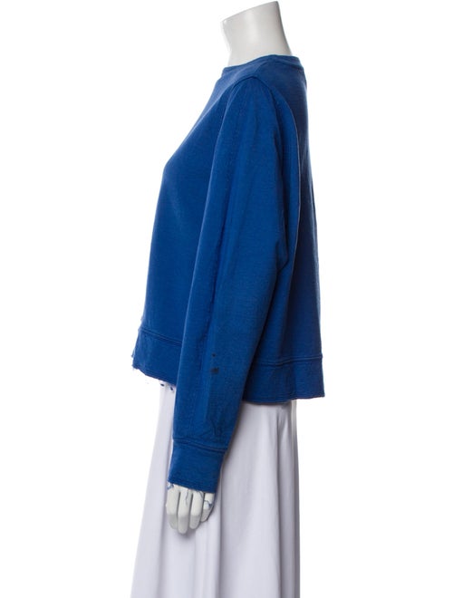 Acne Studios Bateau Neckline Long Sleeve Sweatshirt