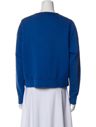 Acne Studios Bateau Neckline Long Sleeve Sweatshirt