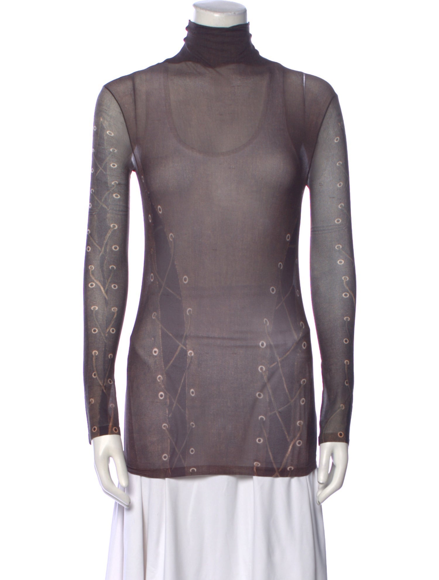 Acne Studios Turtleneck Sleeveless Top