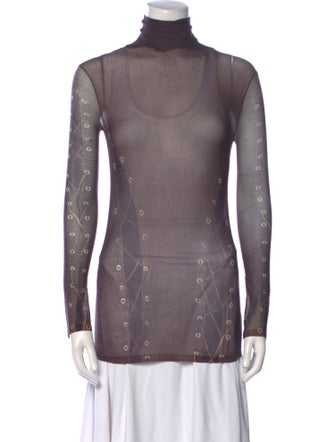 Acne Studios Turtleneck Sleeveless Top