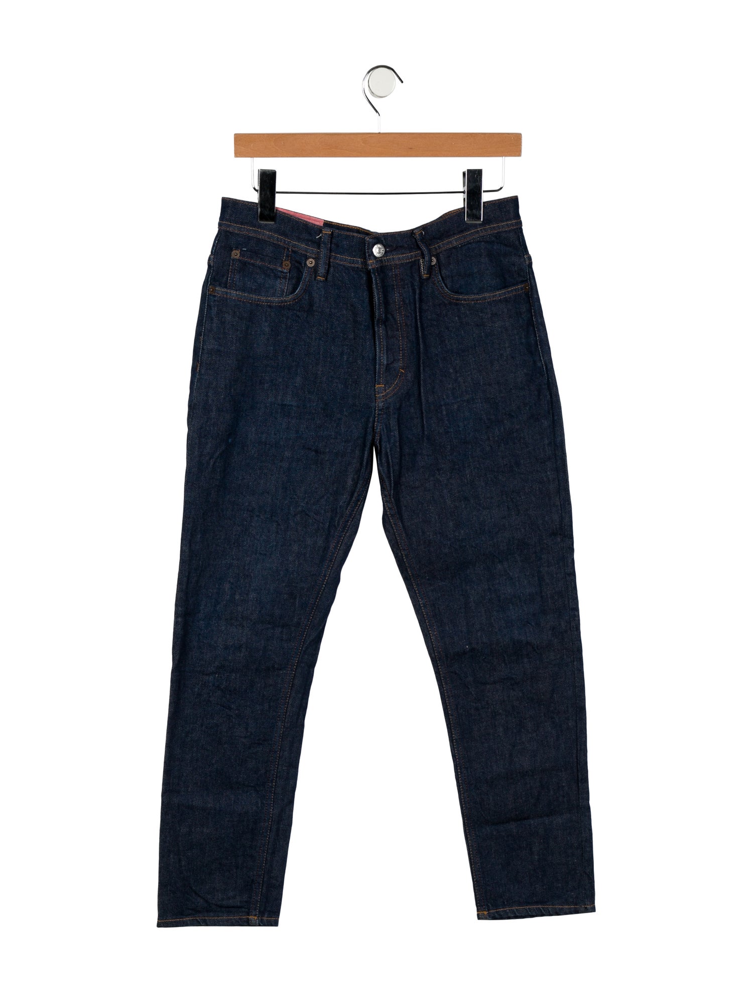 Acne Studios Mid-Rise Straight Leg Jeans