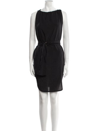 Acne Studios Bateau Neckline Mini Dress