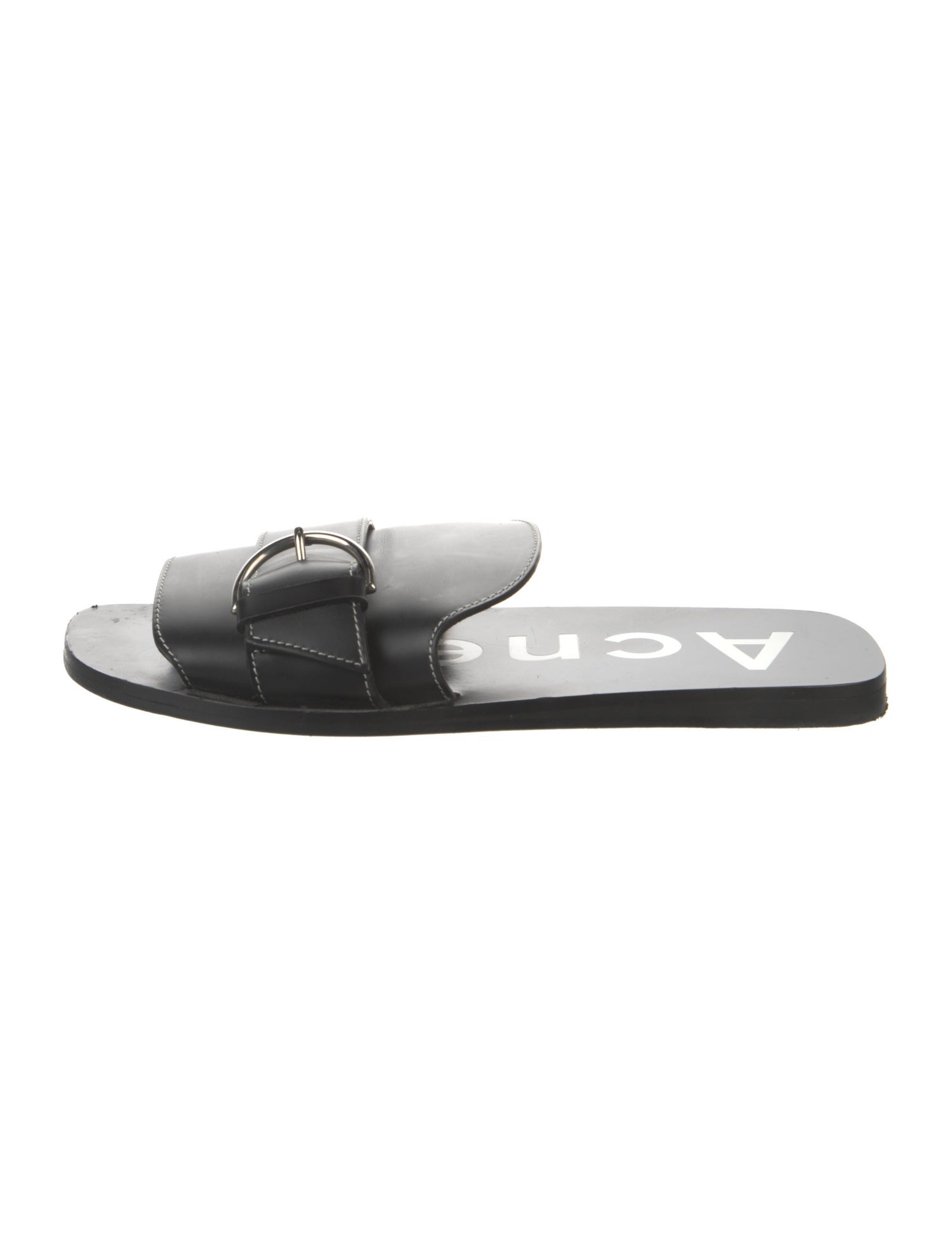 Acne Studios Leather Slides
