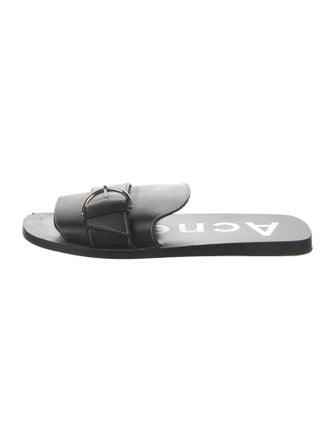 Acne Studios Leather Slides