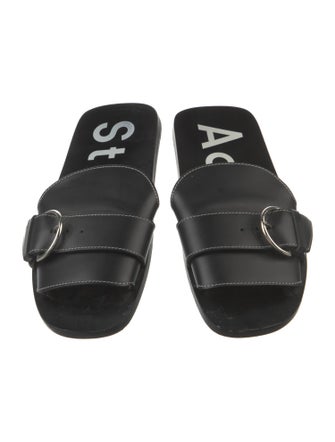 Acne Studios Leather Slides